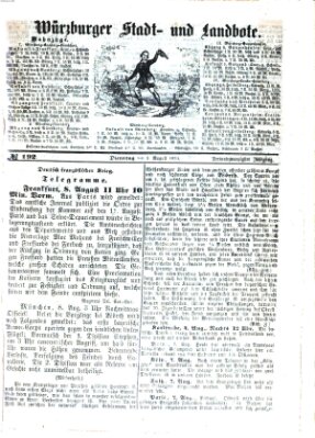 Würzburger Stadt- und Landbote Dienstag 9. August 1870