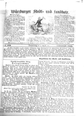 Würzburger Stadt- und Landbote Donnerstag 11. August 1870