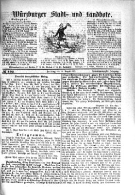 Würzburger Stadt- und Landbote Freitag 12. August 1870