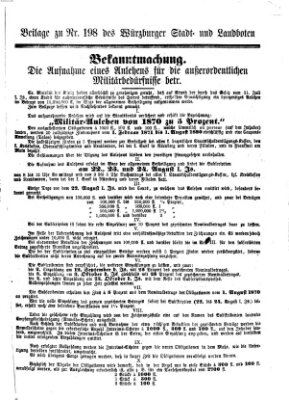 Würzburger Stadt- und Landbote Montag 15. August 1870