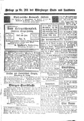 Würzburger Stadt- und Landbote Donnerstag 18. August 1870