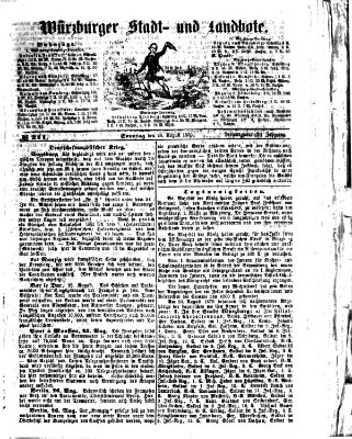 Würzburger Stadt- und Landbote Sonntag 28. August 1870