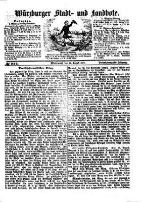 Würzburger Stadt- und Landbote Mittwoch 31. August 1870