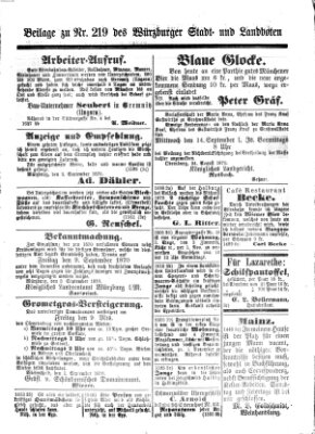 Würzburger Stadt- und Landbote Montag 5. September 1870