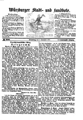 Würzburger Stadt- und Landbote Dienstag 6. September 1870