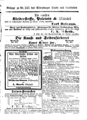 Würzburger Stadt- und Landbote Samstag 1. Oktober 1870