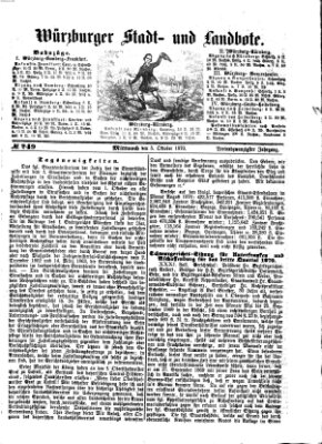 Würzburger Stadt- und Landbote Mittwoch 5. Oktober 1870