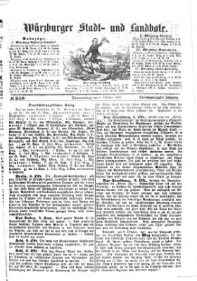 Würzburger Stadt- und Landbote Donnerstag 6. Oktober 1870