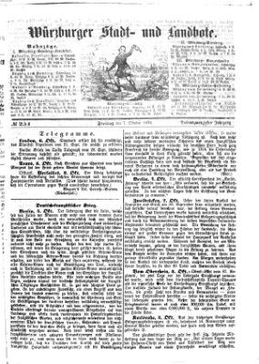 Würzburger Stadt- und Landbote Freitag 7. Oktober 1870