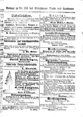 Würzburger Stadt- und Landbote Freitag 7. Oktober 1870