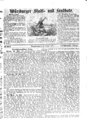 Würzburger Stadt- und Landbote Donnerstag 20. Oktober 1870