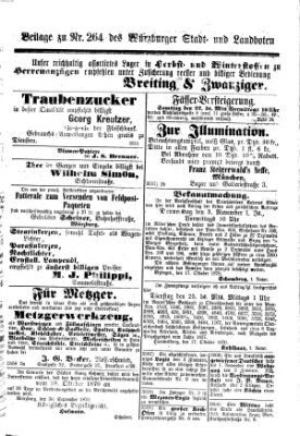 Würzburger Stadt- und Landbote Donnerstag 20. Oktober 1870