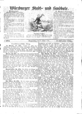 Würzburger Stadt- und Landbote Donnerstag 27. Oktober 1870