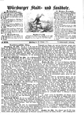 Würzburger Stadt- und Landbote Freitag 28. Oktober 1870