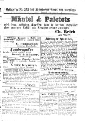 Würzburger Stadt- und Landbote Freitag 28. Oktober 1870