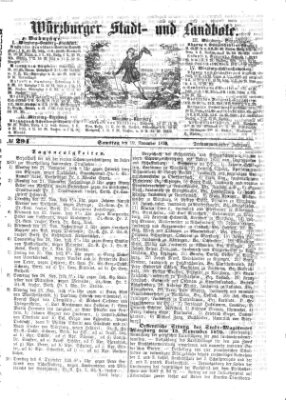 Würzburger Stadt- und Landbote Samstag 19. November 1870