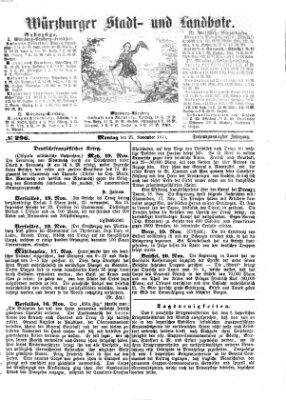 Würzburger Stadt- und Landbote Montag 21. November 1870