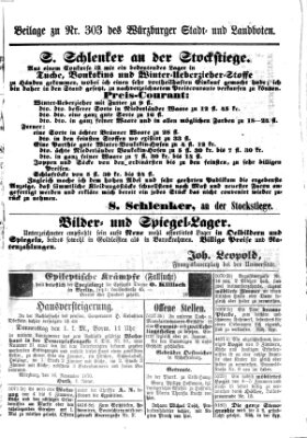 Würzburger Stadt- und Landbote Montag 28. November 1870