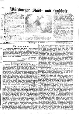 Würzburger Stadt- und Landbote Dienstag 29. November 1870