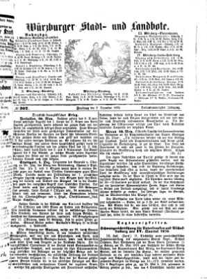 Würzburger Stadt- und Landbote Freitag 2. Dezember 1870