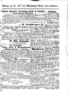 Würzburger Stadt- und Landbote Freitag 2. Dezember 1870