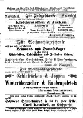 Würzburger Stadt- und Landbote Samstag 10. Dezember 1870