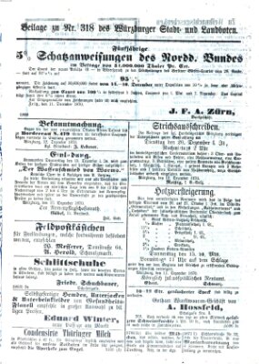 Würzburger Stadt- und Landbote Dienstag 13. Dezember 1870