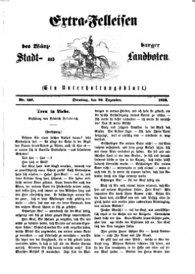 Extra-Felleisen (Würzburger Stadt- und Landbote) Dienstag 20. Dezember 1870