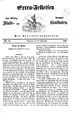 Extra-Felleisen (Würzburger Stadt- und Landbote) Freitag 23. Dezember 1870