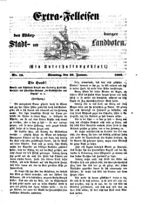 Extra-Felleisen (Würzburger Stadt- und Landbote) Dienstag 28. Januar 1868