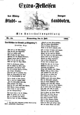 Extra-Felleisen (Würzburger Stadt- und Landbote) Donnerstag 9. Juli 1868