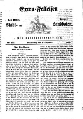 Extra-Felleisen (Würzburger Stadt- und Landbote) Donnerstag 3. Dezember 1868