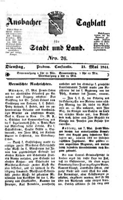 Ansbacher Tagblatt für Stadt und Land Dienstag 21. Mai 1844