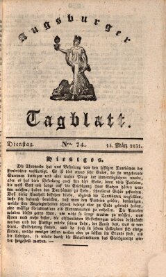 Augsburger Tagblatt Dienstag 15. März 1831