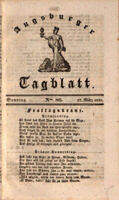 Augsburger Tagblatt Sonntag 27. März 1831