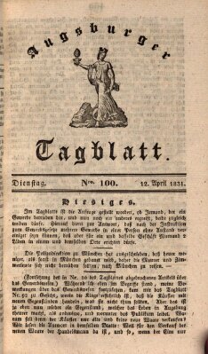 Augsburger Tagblatt Dienstag 12. April 1831