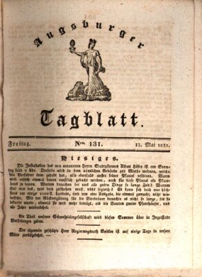 Augsburger Tagblatt Freitag 13. Mai 1831