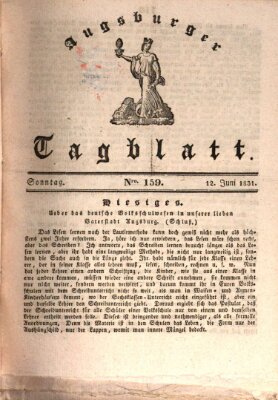 Augsburger Tagblatt Sonntag 12. Juni 1831