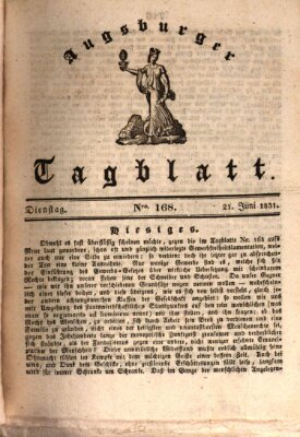 Augsburger Tagblatt Dienstag 21. Juni 1831