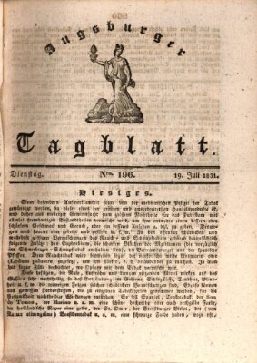 Augsburger Tagblatt Dienstag 19. Juli 1831