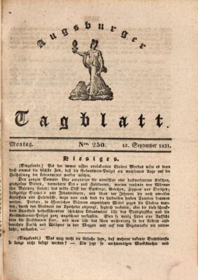 Augsburger Tagblatt Montag 12. September 1831