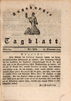 Augsburger Tagblatt Montag 26. September 1831