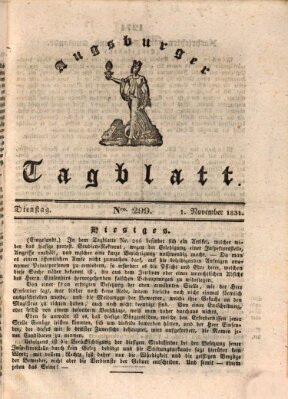 Augsburger Tagblatt Dienstag 1. November 1831