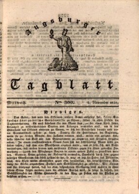 Augsburger Tagblatt Mittwoch 2. November 1831