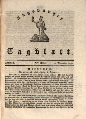 Augsburger Tagblatt Freitag 4. November 1831