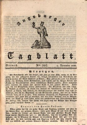 Augsburger Tagblatt Mittwoch 9. November 1831