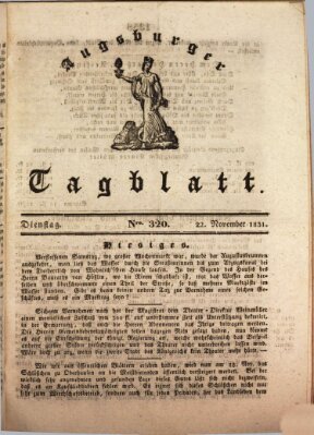 Augsburger Tagblatt Dienstag 22. November 1831