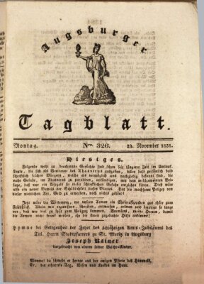 Augsburger Tagblatt Montag 28. November 1831