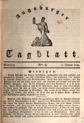 Augsburger Tagblatt Montag 2. Januar 1832