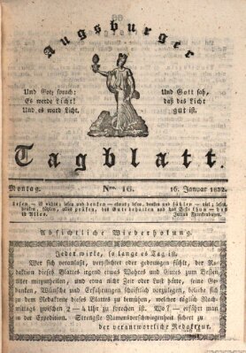 Augsburger Tagblatt Montag 16. Januar 1832